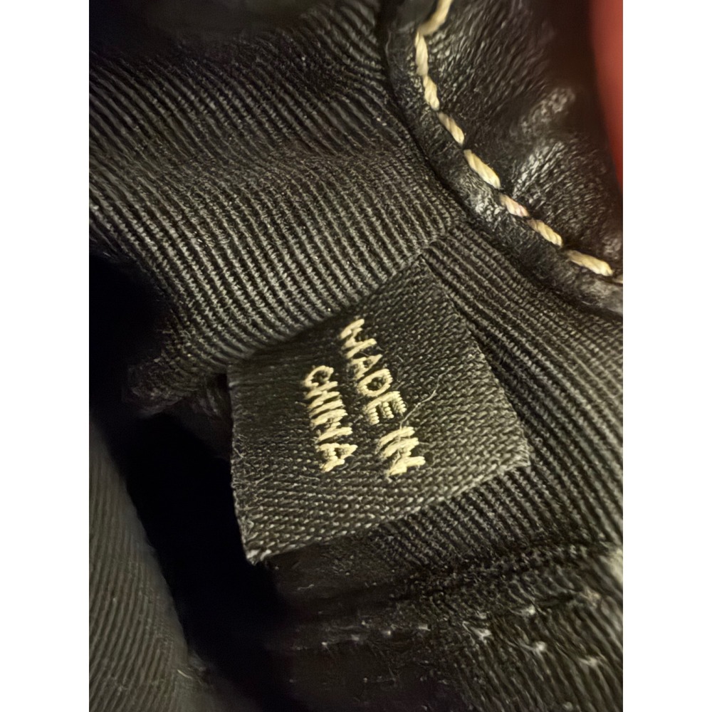 Coach‎ Signature Studded Wristlet Black Canvas Leather Y2K Mini Bag - Picture 8 of 8
